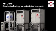 RECLAIM the effective fully automated filtration technology for wet painting processes. 03